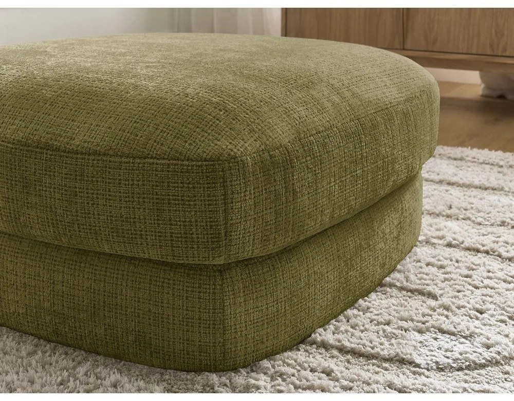 Khaki zsenília lábtartó Leonore – Bobochic Paris