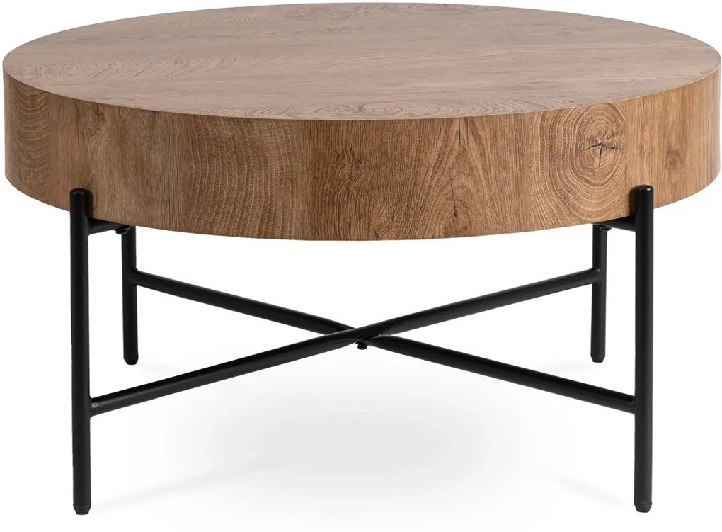 Dohányzóasztal tölgy színben. BELIEF