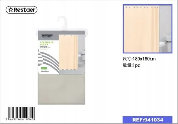 Elegáns Poliészter Zuhanyfüggöny 180x180cm