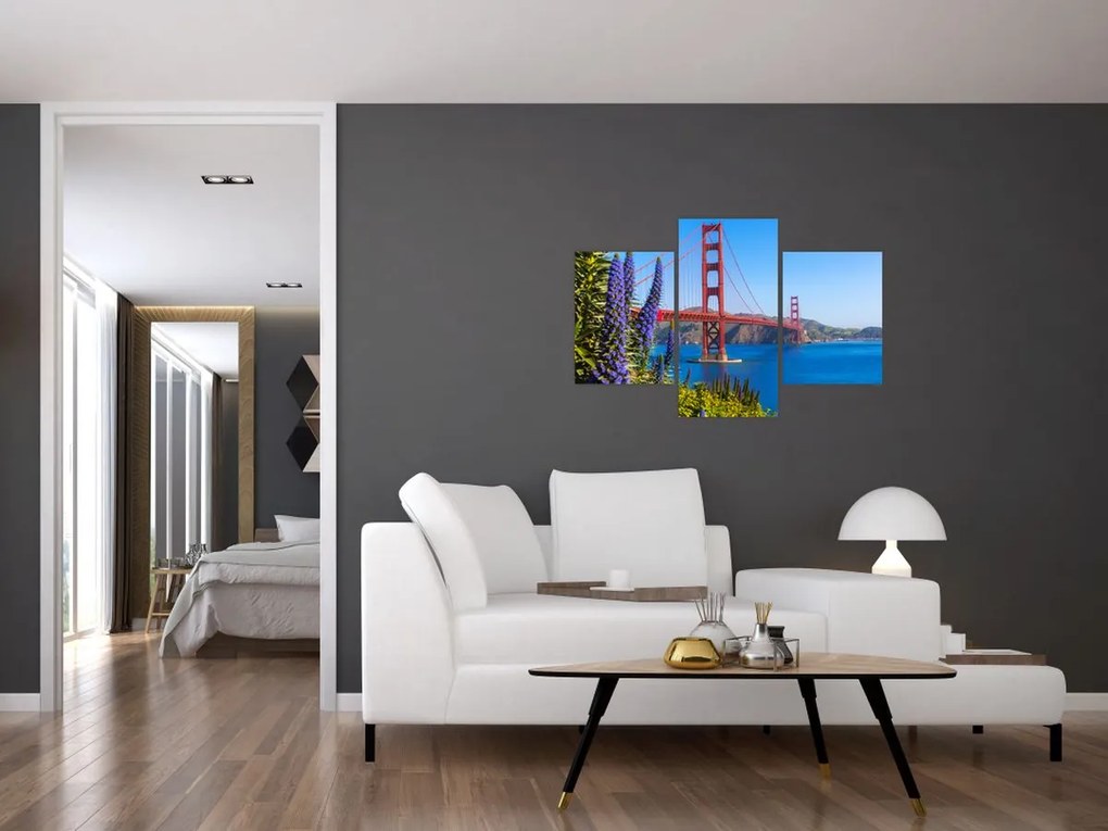 Kép - Golden Gate híd, San Francisco (90x60 cm)