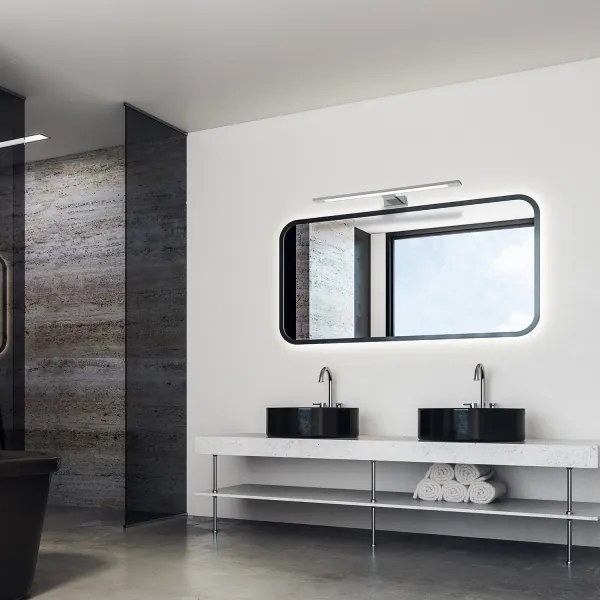 LED fürdőszobai tükörvilágítás SHINE LED/12W/230V 60 cm IP44 fényes króm