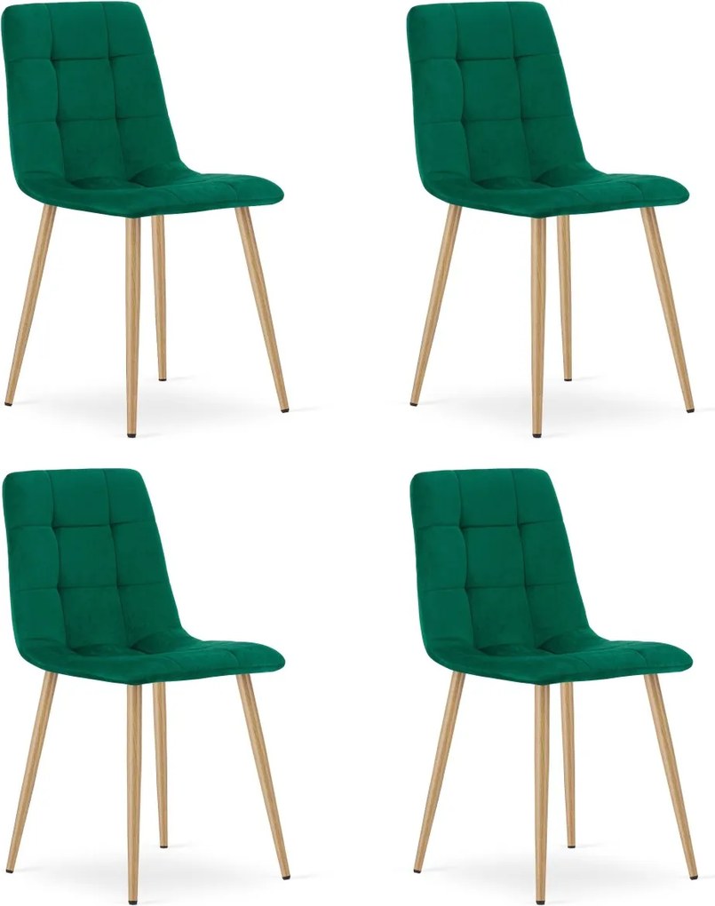 Zöld bársony szék KARA