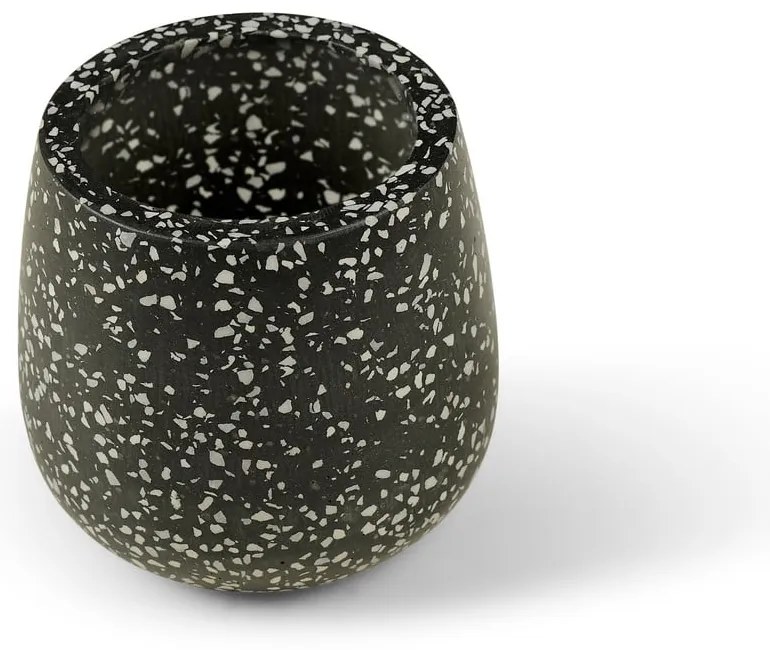 Terrazzo sötétszürke virágcserép, ø 15 cm - Bonami Selection