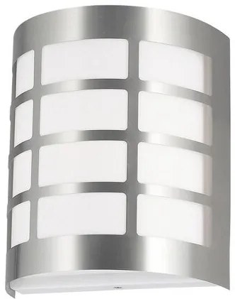 RÁBALUX 8799 SEVILLA Modern Kültéri Fali Lámpa Szatin Króm E27 IP44