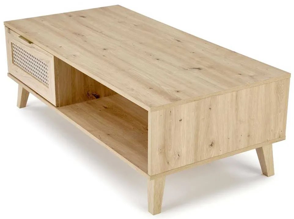 Rustico dohányzóasztal, artisan tölgy
