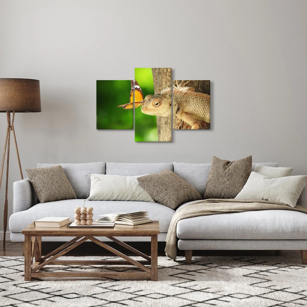 Kép - Gyík (90x60 cm)