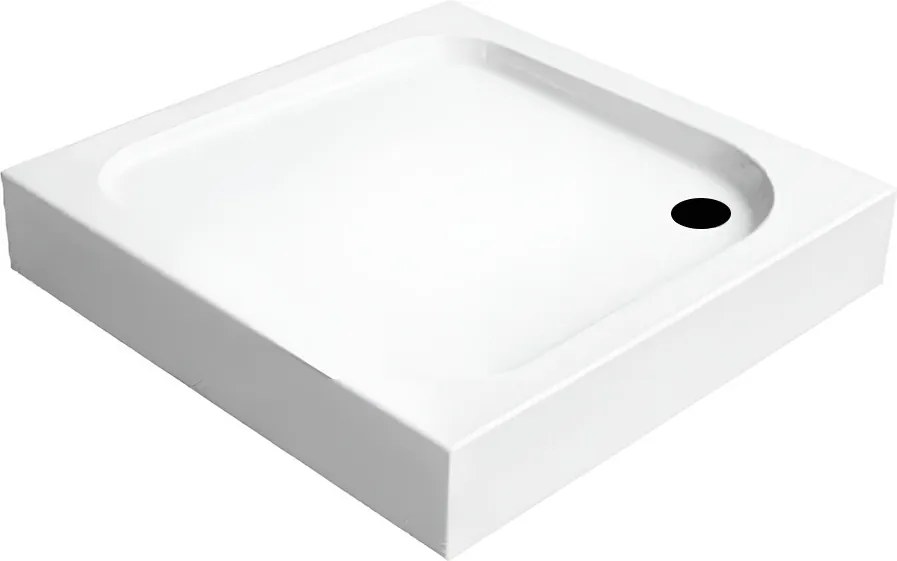 Klonberg 80x80 cm-es szögletes akril zuhanytálca 80x80 cm