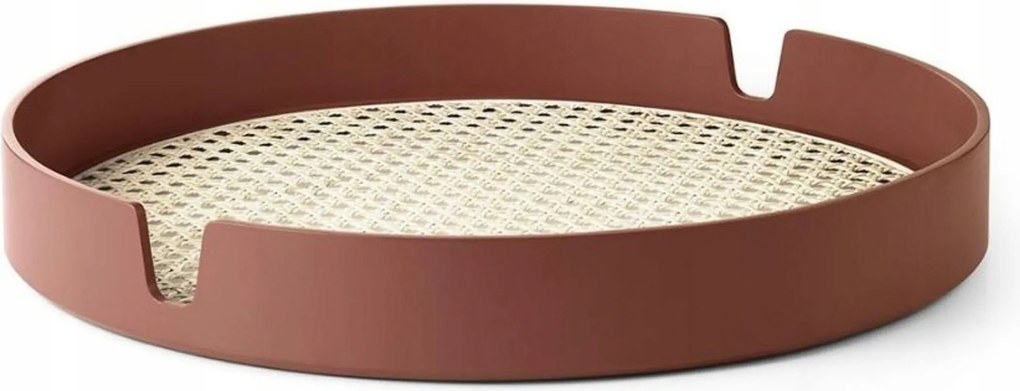 Normann Copenhagen Nappali Fa Kerek Dekorációs Tálca 40 cm Rozsdabarna