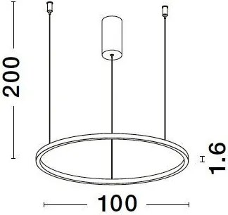 NOVALUCE 9345610 TARQUIN Modern Led Függesztett Lámpa LED IP20