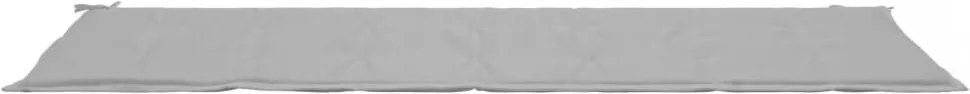szürke oxford szövet kerti padpárna 200x50x4 cm