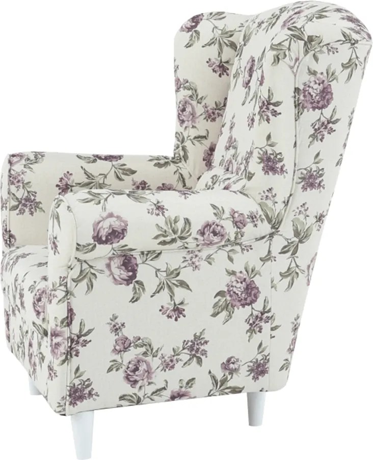 Füles fotel, szövet rose 18, CHARLOT