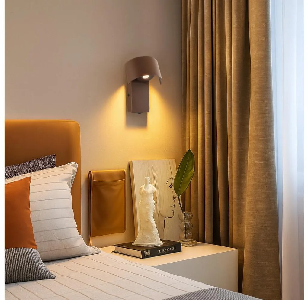 Brilagi - LED Fali lámpa VASTO LED/3W/230V barna