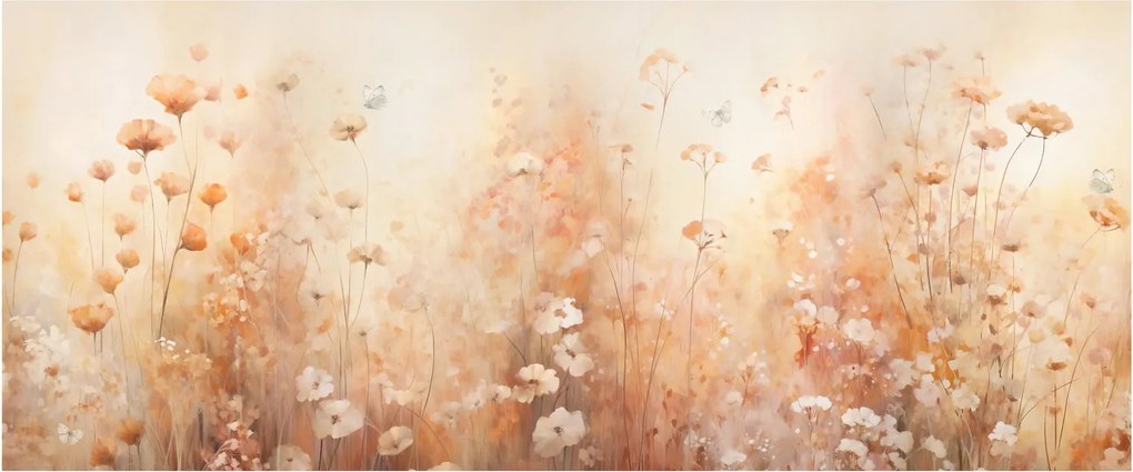 Kép - Vadvirágok mintája (120x50 cm)