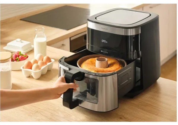 Sencor légkeveréses fritőz 9 l 1700W 230V fekete/matt króm
