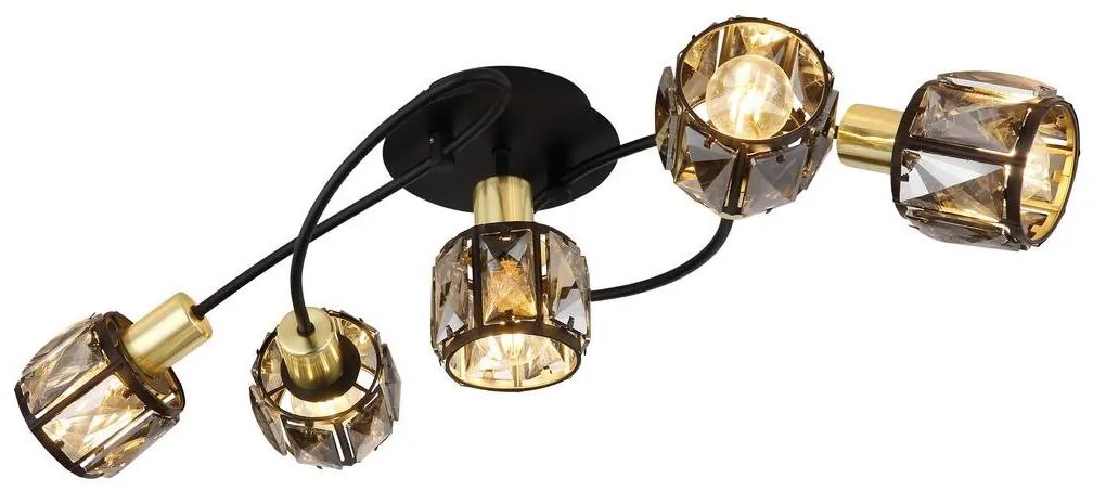 Globo 54357-5B - Felületre szerelhető csillár INDIANA 5xE14/40W/230V