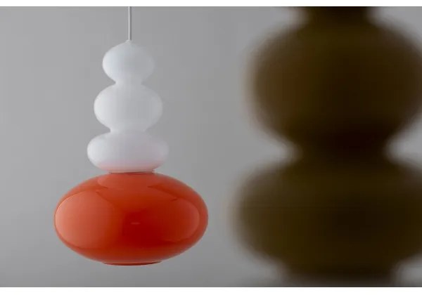 Argon 8822 - Csillár zsinóron DIEGO 1xGU10/5W/230V fehér/narancs