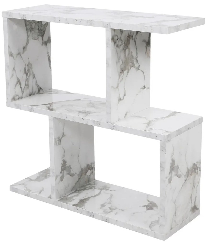Kis asztal Life - Fehér, Marble
