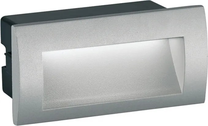 VIOKEF 4124900 RIVA Kültéri Falba Építhető Lámpa LED IP65