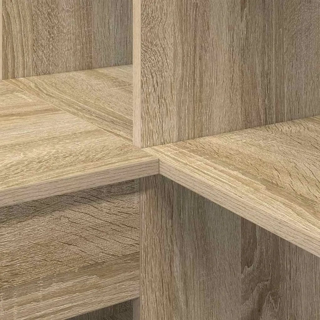 Sarokíróasztal sonoma tölgy 101,5 x 149,5 x 149,5 cm Faanyag