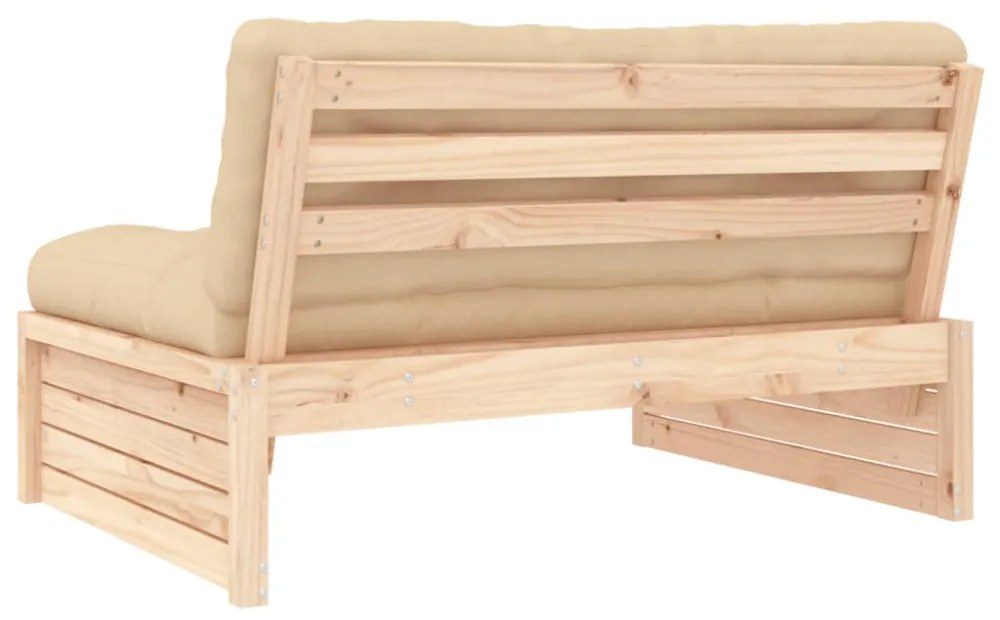 tömör fenyőfa középső kanapé 120 x 80 cm