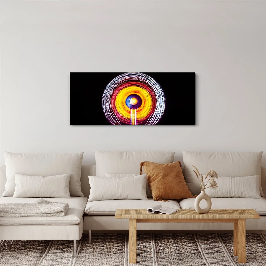Fények a körben képe (120x50 cm)