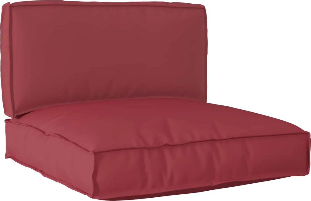 vidaXL Párna Bordó 80 x 80 x 52 cm Oxford Szövet