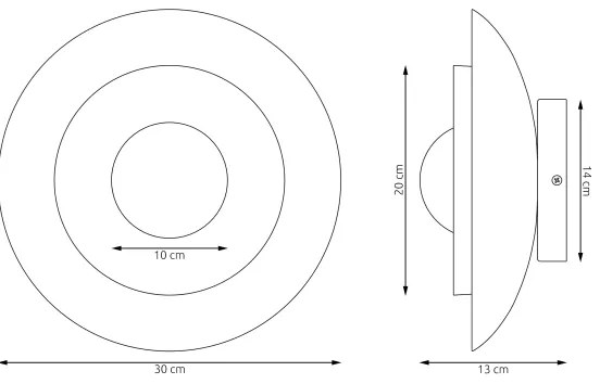 Fali lámpa POPPI 1xG9/8W/230V bézs/fehér