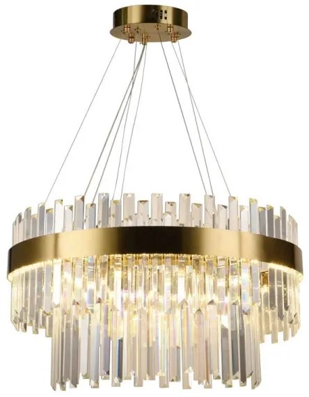 LED állítható fényerejű kristály csillár kábellel LED/80W/230V + DO