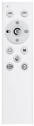 Solight WO8015 - LED RGB Dimmelhető mennyezeti lámpa FLOCO LED/30W/230V+RGB/6W+RC d.40cm