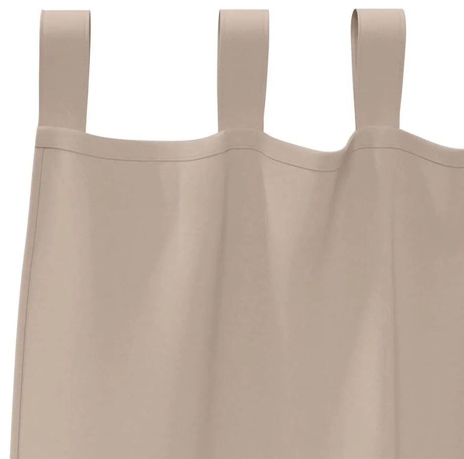 Függönyök függönyökkel 2 pcs Tópszínű 140x140cm Poliészter