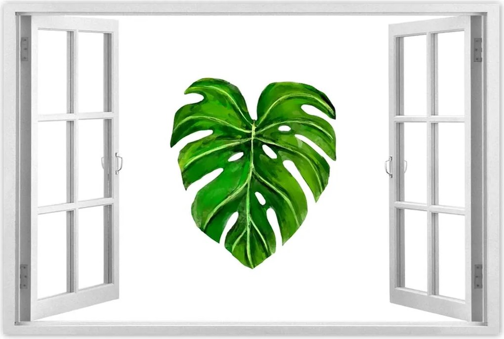 Poszter 60x40 Lyukas monsera levél