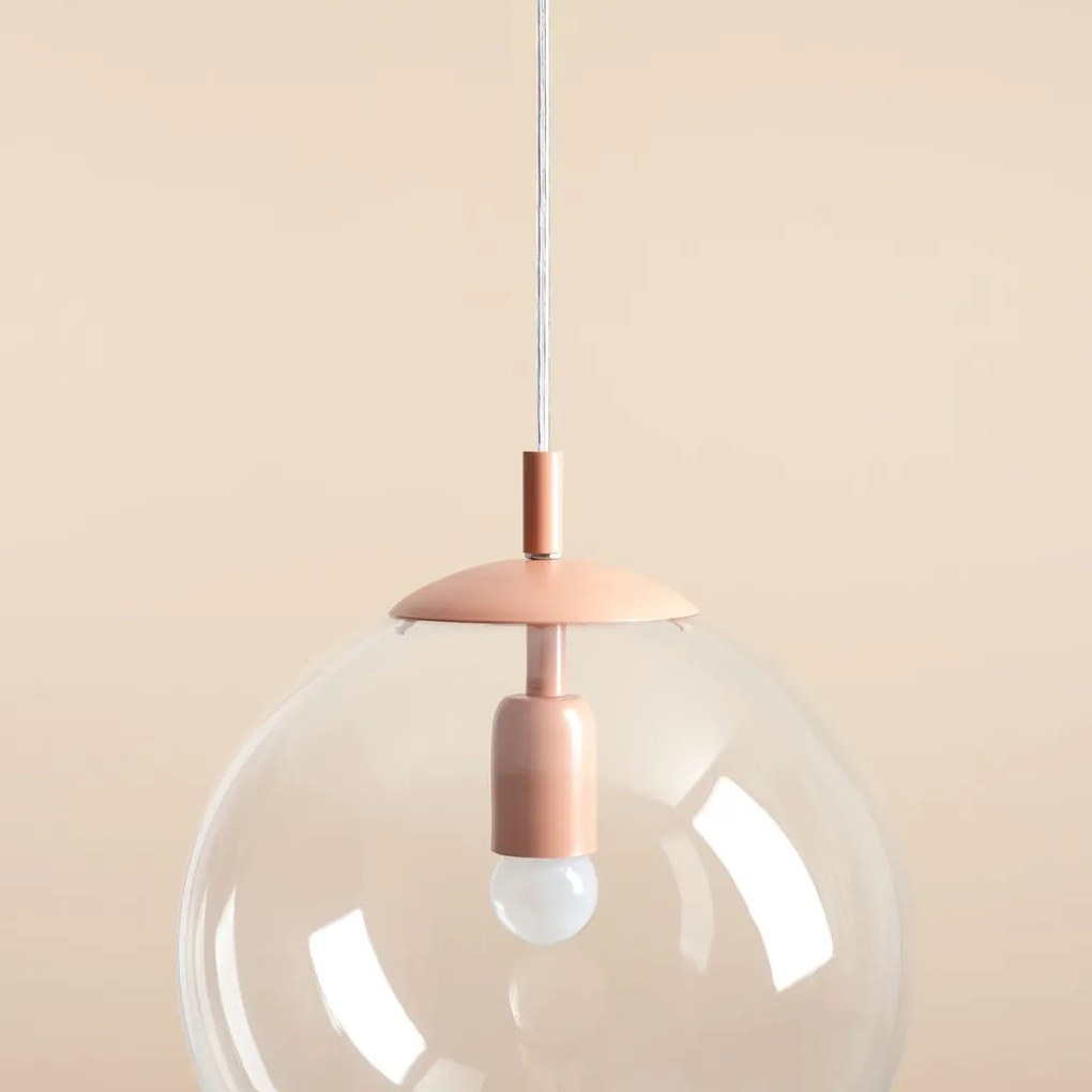 ALDEX 562G11 GLOBE Modern Függesztett Lámpa Korall E27 IP20