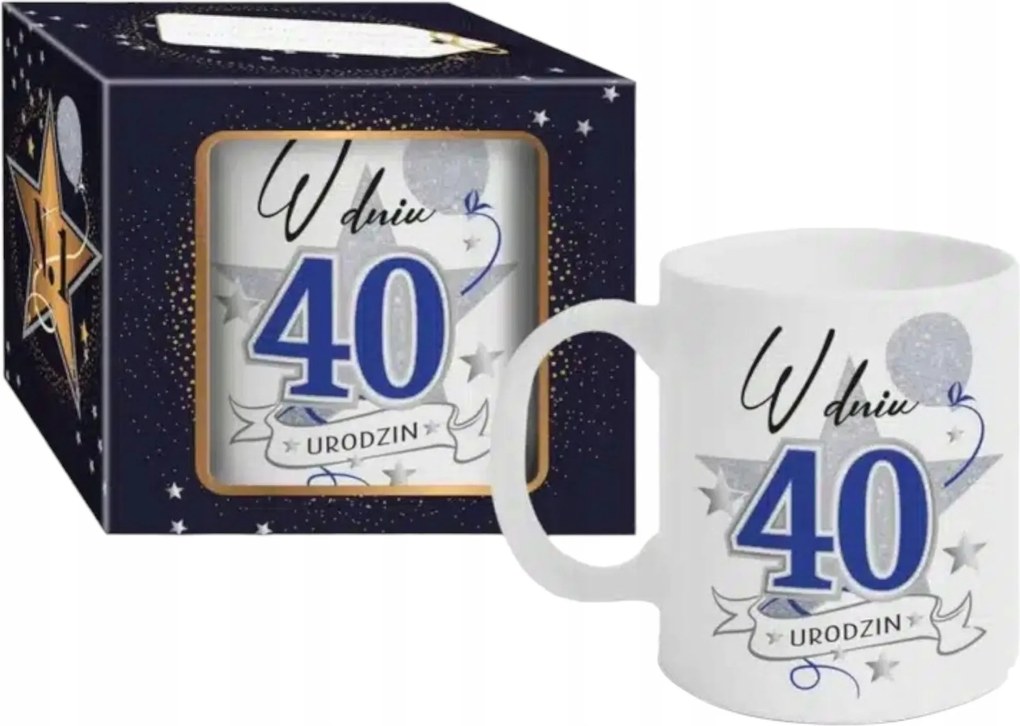 Bögre 40. Születésnapra Ajándék 40. Születésnapra Ajándék Kerámia 300 ML