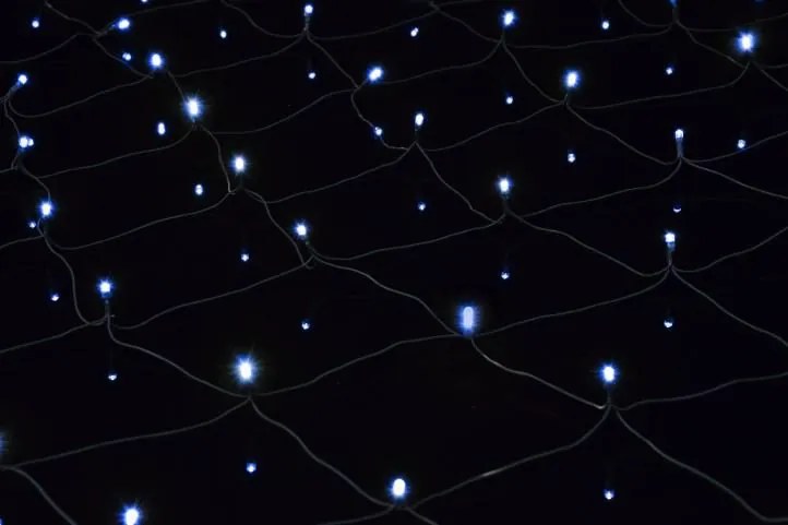 NEXOS Fényháló 1,5 x 1.5 m 100 LED hideg fehér