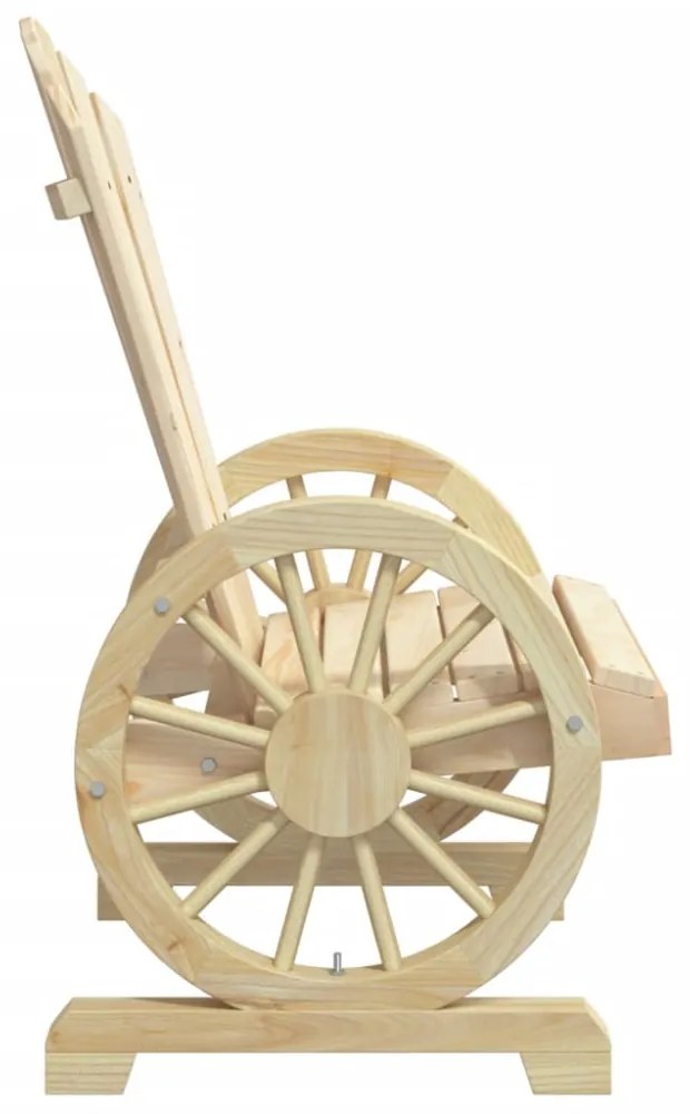tömör fenyőfa kerti Adirondack szék