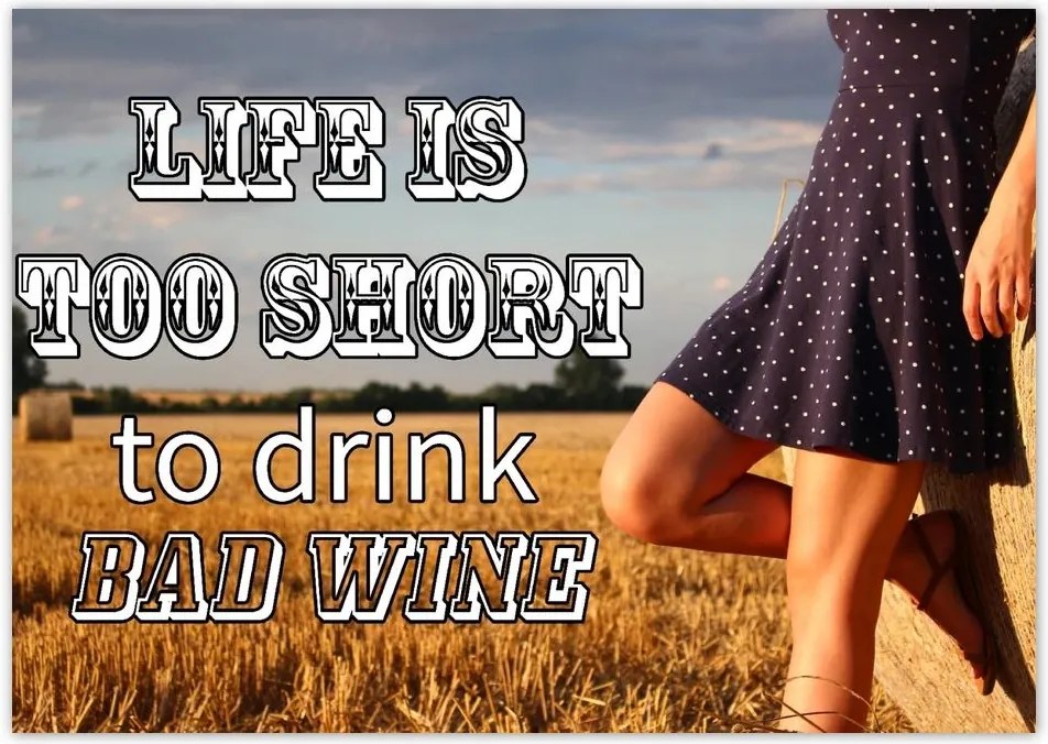 Poszterek A3 Szint Life is too short