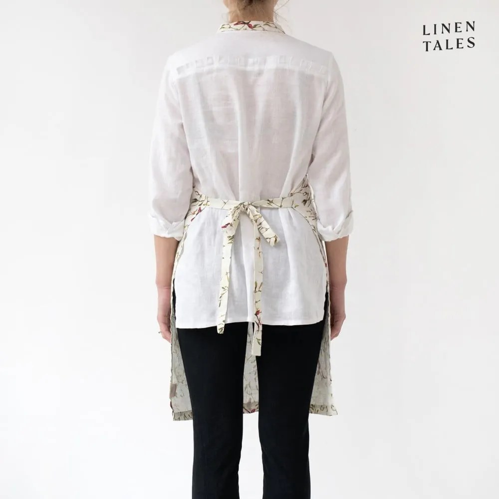 Len kötény karácsonyi mintával – Linen Tales