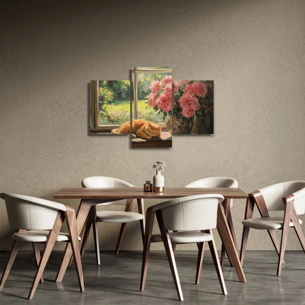 Kép - Macska az ablakban (90x60 cm)