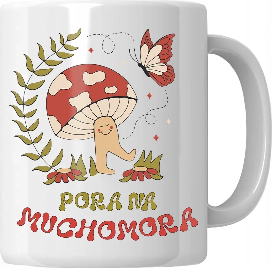 Bögre Legyező Idő Ajándék Gombásznak Gomba Erdő