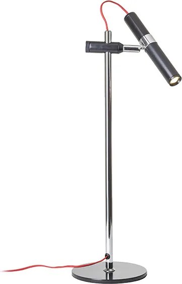 RENDL VIPER TL černá chrom 230V LED 3W 60° 3000K