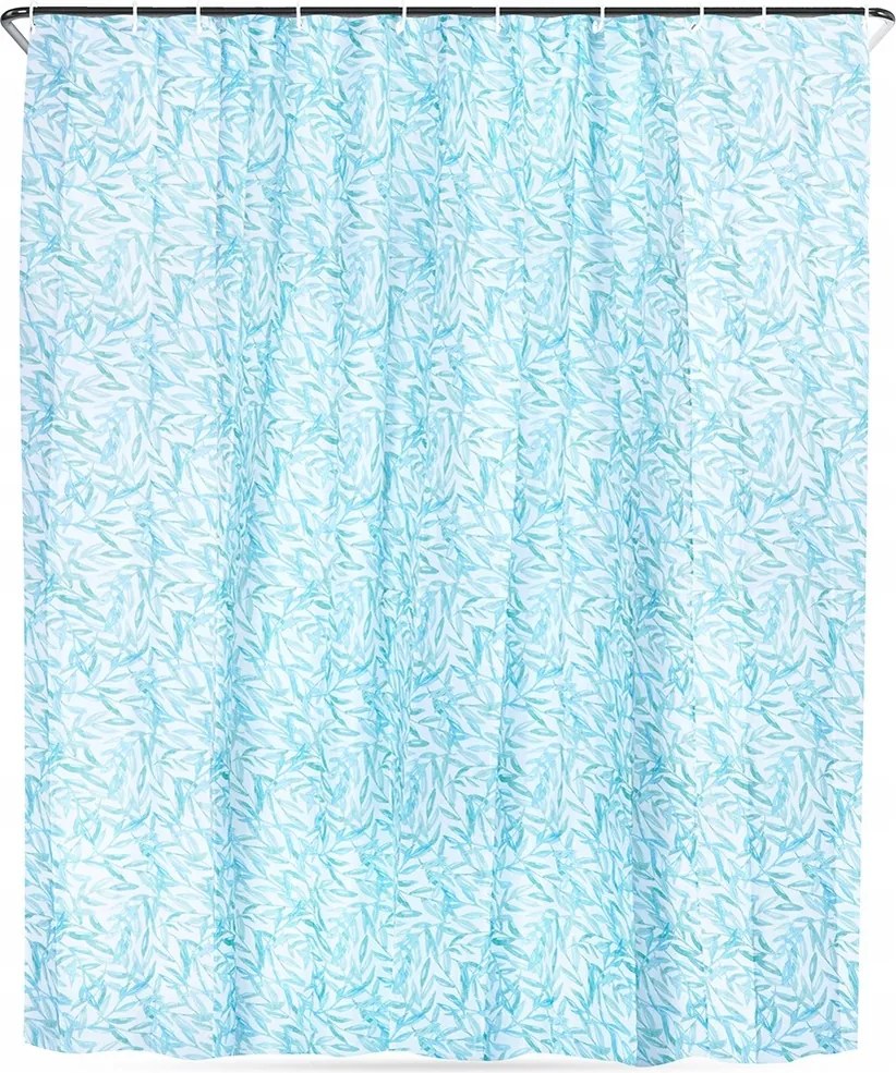 Fürdőszoba Zuhanyfüggöny Zuhany alá Fürdőkádhoz Akasztók 180x200 cm