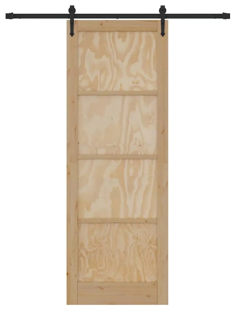 Csúszóajtó Egyéb ORKDAL Természetes és fekete 83 x 232 cm