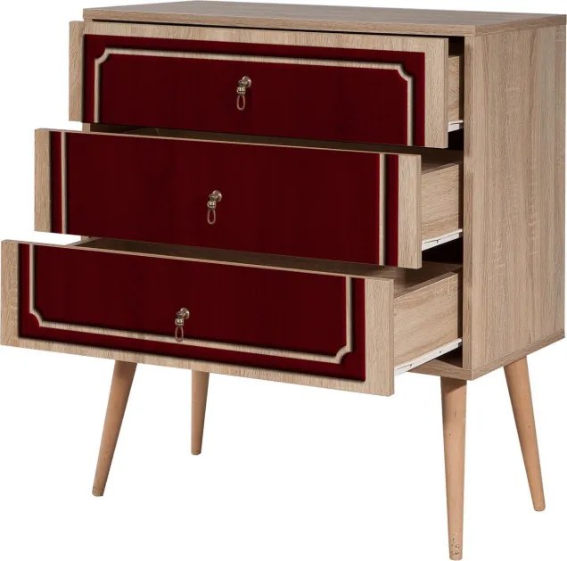 Trio komód, 80 cm – TR869VEL3437
