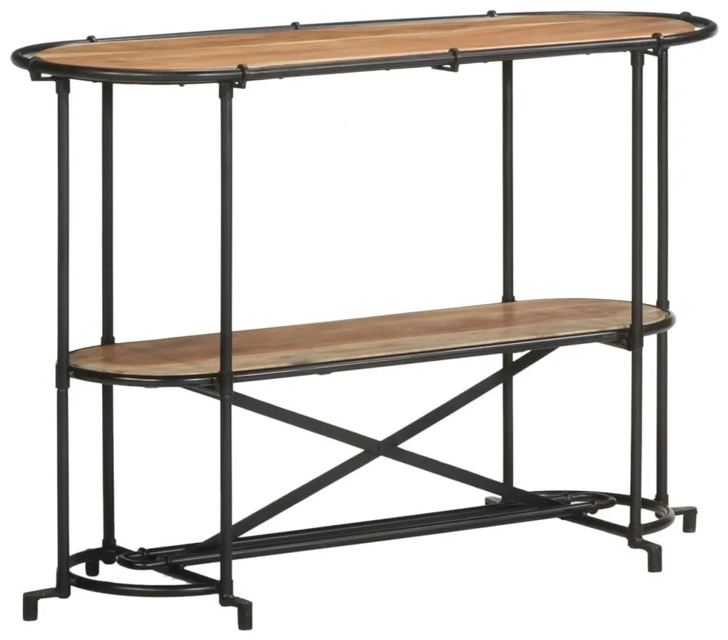 tömör akácfa tálalóasztal 110 x 42 x 76 cm