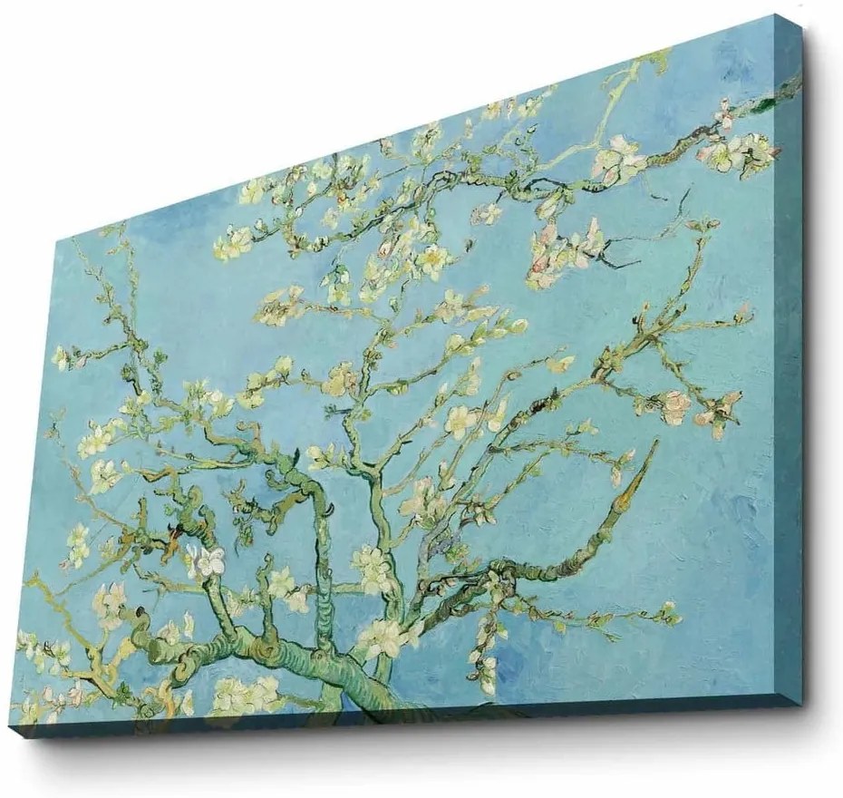 Fali vászon kép Vincent Van Gogh Almond Blossom másolat, 100 x 70 cm