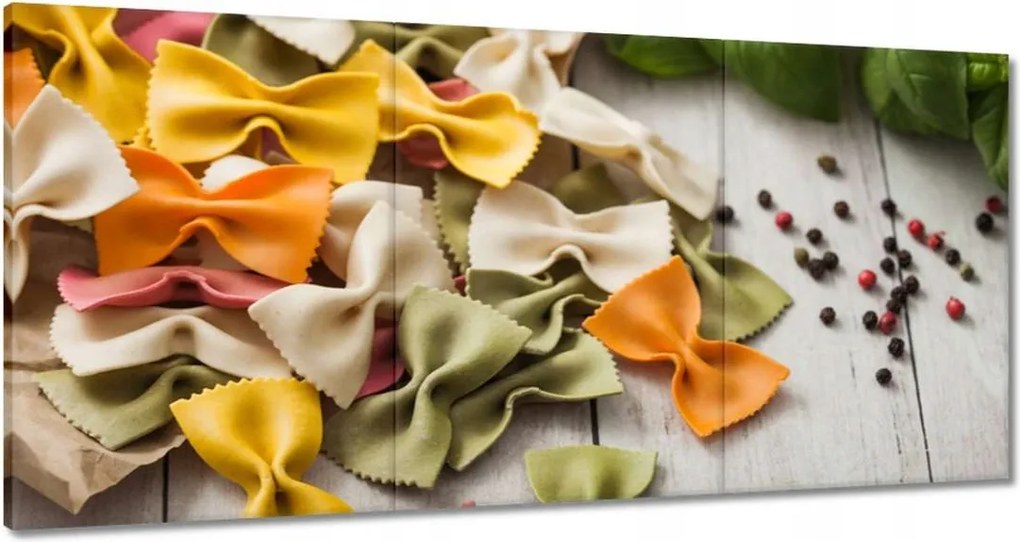 Vászonkép 180x90 Színes Farfalle bors