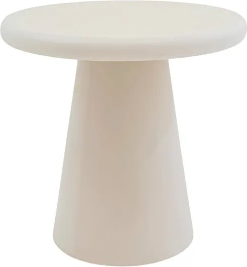 Clav kerek dohányzóasztal 45 cm - bézs