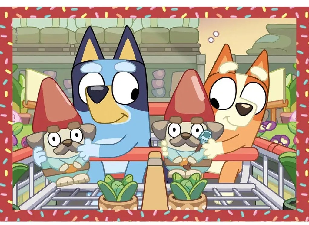 Bluey Play All Day 4 az 1-ben puzzle Clementoni