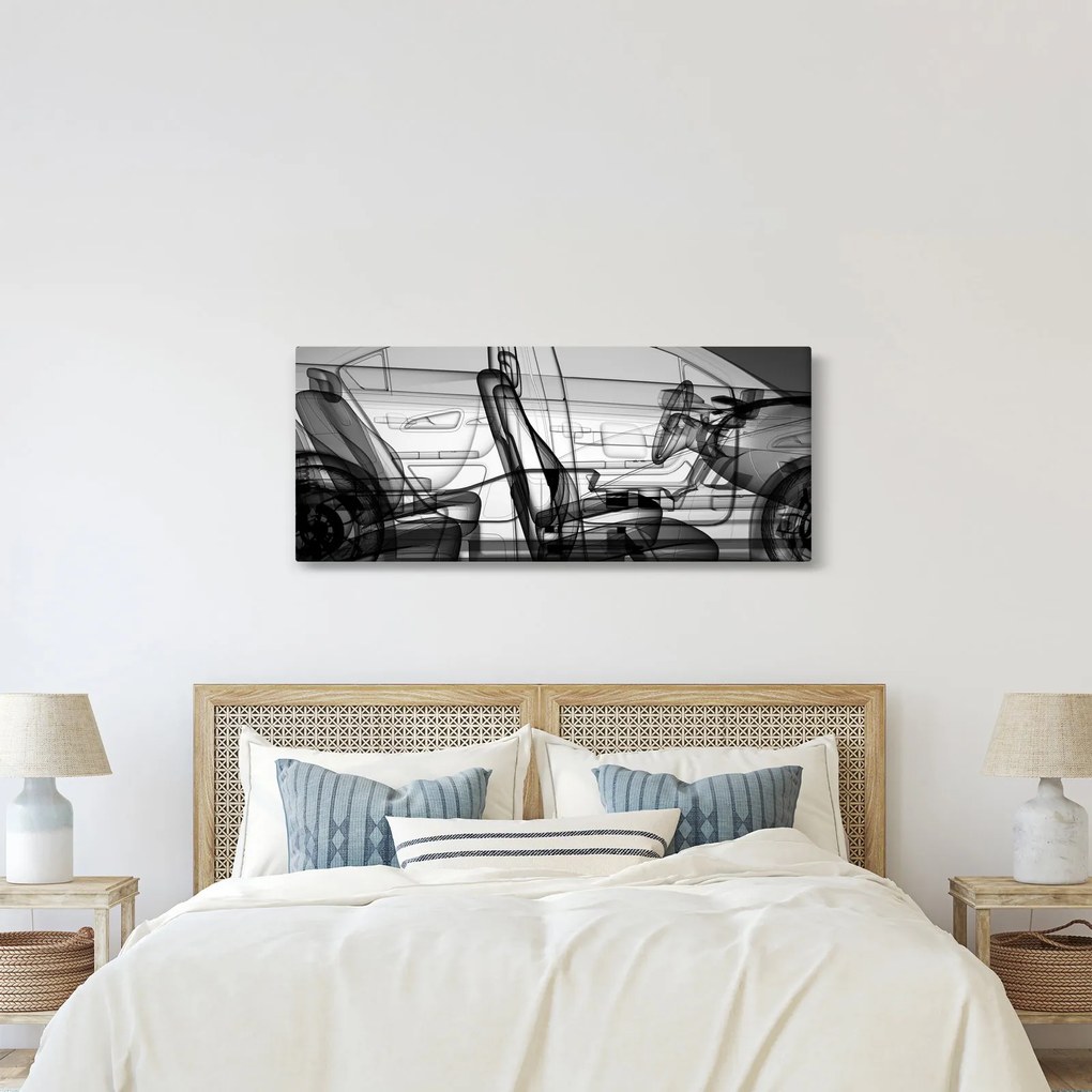 Kép - 3D-s autómodell (120x50 cm)