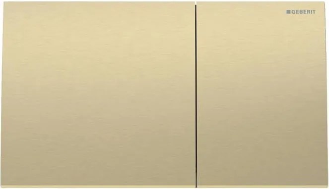 Geberit 115.622.QF.1 - Sigma70 nyomólap 25x14,6 cm szálcsiszolt sárgaréz